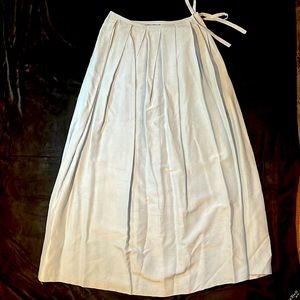 Fabulous original Cynthia Rowley steel blue full length panel skirt.